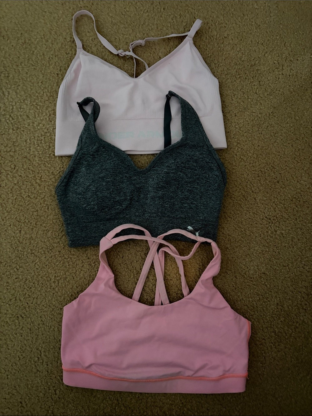 Under Armour, Lululemon, and Puma Sports Bra Set